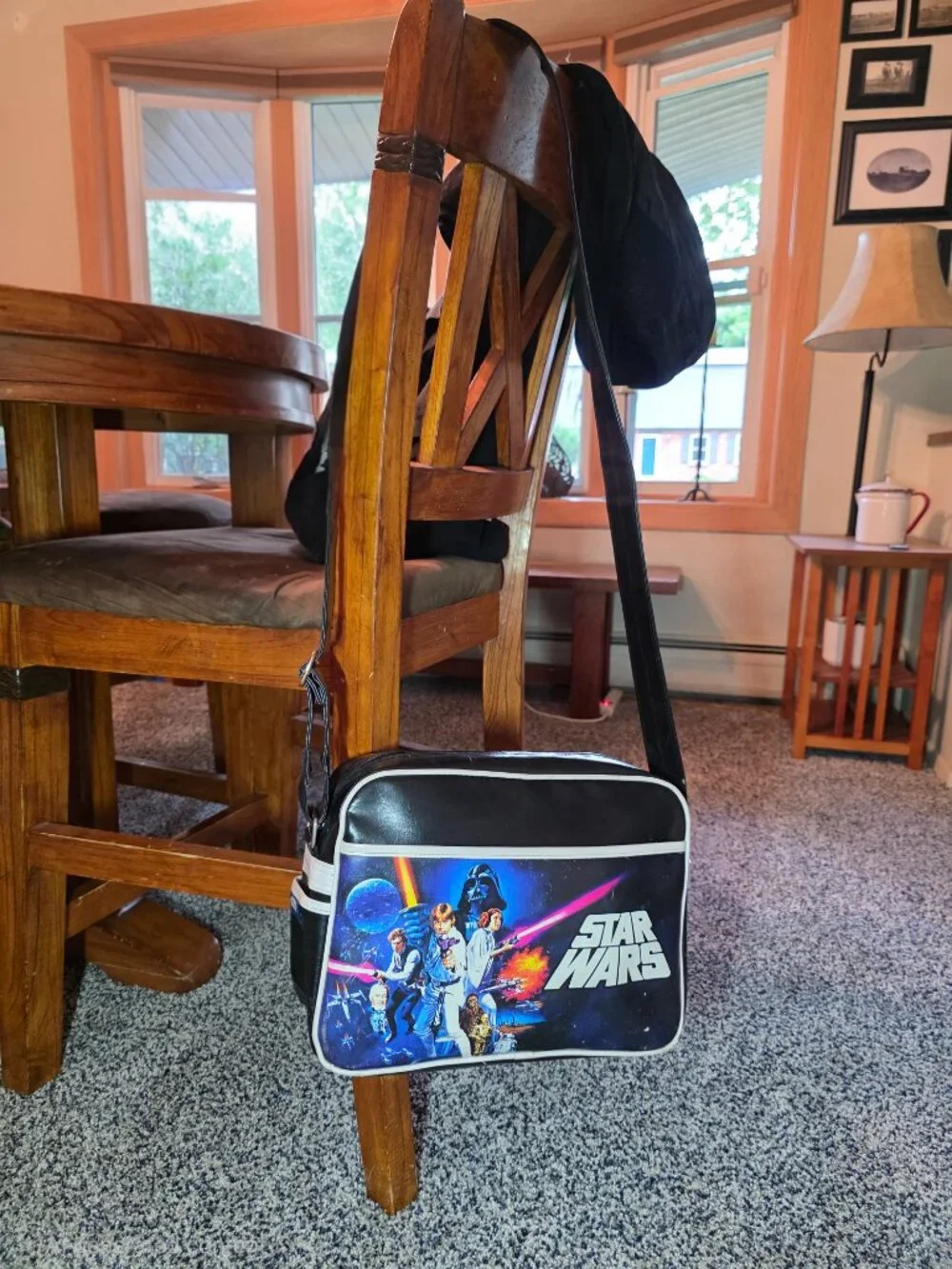 Star Wars Half Moon Bay Vintage Messenger Bag‎ Black Darth Vader Solo Luke Leia